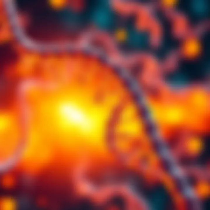 Illustration of AlphaGenome analyzing DNA strands to enhance understanding of genetics and diseases